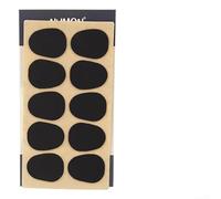 10 parches para boquilla de saxofón de 0,5 mm y 0,8 mm, cojines de silicona para saxofón alto tenor agudo y clarinete (saxofón negro 0,5 mm)