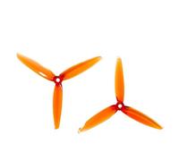 10 Pares 6042 6 Pulgadas 3 trihélice Compatible con Sistema Popo 2206 Motor sin escobillas para Dron de Carreras con visión en Primera Persona(Orange)