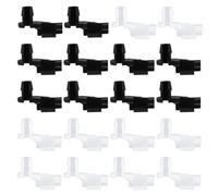 10 Pares Clips Barra Cerradura Puerta, Clips Empuje Nailon Pestillo Capó Izquierdo y Derecho Clips Barra Pestillo Puerta Accesorios Prácticos Automóvil Compatibles con AMC Chrysler GM Ford