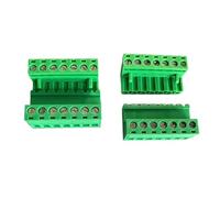 10 Pares de Acoplamiento sin Soldadura 2EDGRK-5.08-2p3p4p5p6p7p8p9p10p Bloque de terminales enchufables 2-24P conexión de Dos Cables(6p)