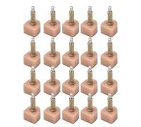 10 Pares de Altos Zapatos de Reemplazo del Tacón El - LE, Reducción de Ruido, Accesorios de Instalación Fáciles para Caminatas Elegantes (601 negro 11*11) (601 Beige 11*11) (604 negro 10*11) (604