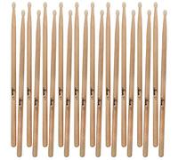 10 Pares De Baquetas XDrum SD1 Punta De Nylon (cabeza redonda de nylon, longitud: aprox. 415 mm, Hickory)