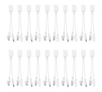 10 pares de cables para cámara IP POE RJ45, adaptador de alimentación a través de Ethernet, inyector + divisor CC 12 V