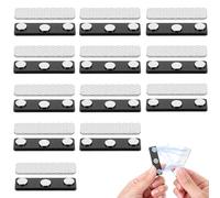 10 pares de cierres magnéticos para cortinas, imanes magnéticos con pegamento fuerte, clips de cortina, persianas para ventanas, cierre magnético para cortinas opacas, accesorios para persianas opacas