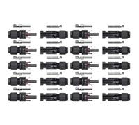 10 pares de conectores solares MC4 1000 V enchufe solar 30 A para conexión de cable fotovoltaico resistente IP67 macho hembra