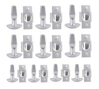 10 pares de protectores de caché, clips de fijación de acero al manganeso con tornillos de 20 mm y arandelas, repuesto para cubierta de motor, compatible con Peugeot 206 207 406 407 806 807