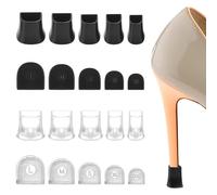 10 pares de talones antideslizantes para zapatos de tacón alto, amortiguadores de ruido, ideales para bodas, caminos de grava, humedales y eventos al aire libre