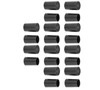 10 Pares De Tapas Puntiagudas De Tacón Alto Kit De Reemplazo De Reparación De Zapatos De Poliuretano Con CPU Negra, Cubierta Protectora Para El Talón, Cubierta Para El Talón