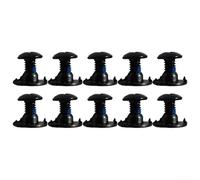 10 pares de tornillos de patines en línea, pernos de montaje de aleación de aluminio de 11 mm, kit de accesorios de repuesto resistente para reparación de patines de cuatro ruedas (pernos y tuercas)