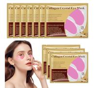 10 pares Parches Ojos, Máscara Ojos para Contorno de Ojos Antiojeras Mujer, Eye Mask anti Bolsas y Ojeras, Eye Patches Colageno Reabsorbibles, Regalos para Mamá Día de la Madre