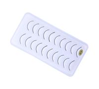 10 Pares Pestañas Postizas de Color Claro, de Fibra Artificial para Mujer | Fiesta y Sesión Fotográfica, Efecto Visual de Ojos Brillantes y Grandes, Maquillaje Variado