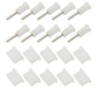10 Pares Tapas De Puertos Usb Cubierta Usb c Micro Usb Dust Plug Cubierta Del Puerto Usb c Type c Anti Dust Cover Teléfonos Inteligentes Pequeño Teléfono Celular Miniatura
