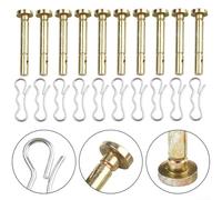 10 pasadores de corte 738-04155 para sopladores de nieve Craftsman, piezas de soplador de nieve compatibles con sopladores de nieve Craftsman, fácil instalación