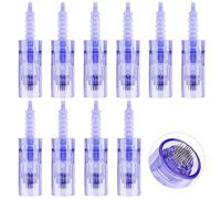 10 Pcs Agujas Dermapen 36 puntas para Microneedling pen, Microagulhas Agulhas De Repuesto Micro Aguja Cartucho De Slot Baioneta Regular Microneedle Cartuchos Para Derma Pen Ultima A6/A10 (10pcs-36pin)