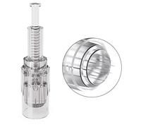 10 Pcs Agujas Dermapen PELCAS Agujas Dermapen 12 Pin Microneedling Dermapen Agujas de Repuesto Derma Pen Eléctrico para el Cuidado de la Piel