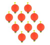 10 PCS Bobbers de Pesca Bobbers de Espuma EVA para Pesca Flotadores de Resorte a presión Flotadores ponderados Multiusos para Tipo de pez Lubina Panfish Bluegills Trucha.