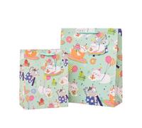 10 Pcs Bolsas Regalo,Bolsitas para Regalos,Bolsas de Regalo,Bolsas de Papel para Regalos,Bolsas Pequeñas para Regalos,Bolsa Chuches,Bolsas de Regalo Cumpleaños,Bolsas Papel Pequeñas,18 x 23 x 10 cm 1