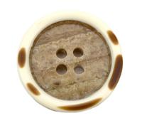 10 PCS Botones de resina redondos 4 agujeros espalda plana para ropa arte DIY accesorios de costura