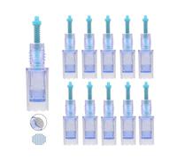 10 Pcs Cartuchos de Micropunción de Repuesto Desechables Nano-R, Microagujas de Repuesto Originales Desechables para la Máquina de Tatuaje de Maquillaje Permanente Microblading Artmex V6 V8 V9 V11