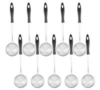 10 Pcs Colador para Fondue, Espumadera Acero Inoxidable, colador de malla fina de acero inoxidable, Espumadera de malla fina para verduras, fondue y accesorio para olla caliente