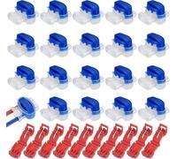 10 Pcs Conector de Cables, Conectores Bloques de Terminales Rellenas de Gel para Cable Eléctrico Robot Cortacéspedes Automower Cortadores Automaticos Accesorios, con 5 Conectores de Terminal