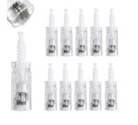 10 Pcs de Cartuchos de Repuesto de 36 Pin para Pluma de Microneedling Dr.pen Modelo M7/M5/N2/E30, Consejos de Micropunción Desechables Auténticos, Accesorio para Pluma Microneedle(36 Pin, 10Pcs)