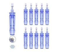 10 Pcs de Repuesto para Pluma de Microneedling de 36 Pin para Dr.pen A1, Puntas de Agujas de Repuesto Auténticas Desechables para Microneedling, Herramienta de Belleza para Cuidado de la Piel