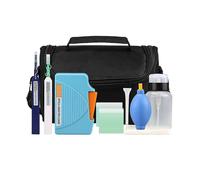 10 Pcs Fiber Optic Cleaning Kit Optical Fiber Cleaner Tool with Fiber Cleaning Cassette for St Lc C