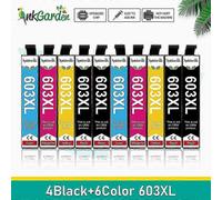 (10 Pcs) Inkgarden 603xl 603 Xl Compatible Cartridge For Epson T603 Expression Home Xp-2100/xp-2105/xp-3100/xp-3105/xp-4100/xp-4105