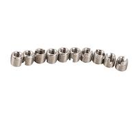 10 PCS M4 to M6.5 303 Stainless Steel Thread Repair Inserts, Reducing Nuts, Male Female Thread Converter with Slot for Automotive Industrial Equipment