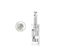 10 pcs Micro Agujas para Dermapen Agujas de repuesto puntas cartucho Slot tornillo Regular para coche Derma Electric microneedling pen 36 pin, estilo de hebilla