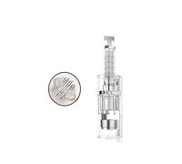 10 pcs Micro Agujas para Dermapen Agujas de repuesto puntas cartucho Slot tornillo Regular para coche Derma Electric microneedling pen 12 pin, estilo de hebilla