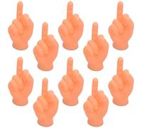 10 Pcs Mini Manos para Dedos, Marionetas de Mano Pequeñas con Gesto de Dedo Corazón, Divertidos Títeres de Dedo para Bromas, Fiestas y Juegos, Accesorios de Mano Loca Originales