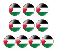 10 Pcs Palestina Broche Pins Pins Metal Palestine Flag Labin Pins for Hats Shirts Mochilas