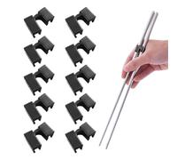 10 Pcs Palillos Reutilizables Ayudante,Palillos Ayudante, Palillos Ayudantes Para Adultos y Niños, Ayudantes de Entrenador de Palillos,Palillos de Entrenamiento Bisagra de plástico, Adecuado para Adul