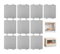 10 Pcs pieza de mica del horno de microondas, Mica de Placas Repuesto para Hornos de Microondas microondas placa de mica hoja, para horno de microondas con plato giratorio