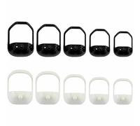 10 Pcs Plantilla Peinado Barba, Modelador Barba Chivo, Herramienta Recortadora Barba, Herramienta Moldeadora Barba Chivo, Herramienta para Recortar Contorno Barba para Hombres (Negro, Blanco)