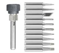 10 Pcs Puntas Soldador Estaño, Punta de Soldador, Kit de Punta de Reemplazo de Soldadura, Puntas EstañAdor de 900M Sin Plomo, Adecuado para el Mango de la Plataforma de Soldadura de la Serie 936