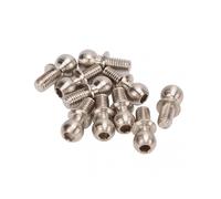 10 Pcs RC Steering Ball Joint Remote Control Car Upgrade Parts Iron Steering Ball Head for ZD Racing