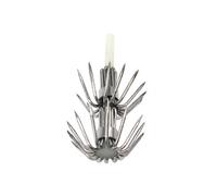 10 Pcs Stainless Steel Luminous Double Layers Umbrella Squid Cuttlefish Octopus Fishing Hooks Jigging Fishhook Tackle Accessories