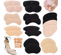 10 Pcs Taloneras para Zapatos y 2 Pcs Almohadillas para Pies, Antirozaduras Zapatos, Almohadilla Talon, Plantillas Zapatos Grandes
