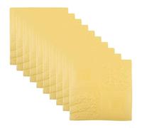 10 pegatinas de diseño de pared 3D de espuma suave para una rápida transformación del hogar (amarillo)