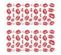 10 Pegatinas De Tatuaje De Sello De Labios, Calcomanías Creativas De Tatuaje Personalizadas, Pegatinas De Tatuaje A Prueba De Sudor, Decoraciones Corporales.