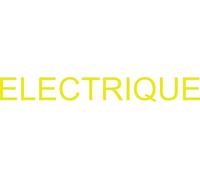 10 pegatinas eléctricas para parabrisas - PLV Garaje y concesión de automóviles - Identificación de vehículo eléctrico - Vinilo adhesivo profesional de alta visibilidad - Kover Graphik