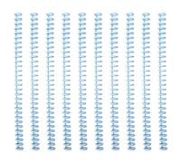 10 peines de encuadernación coloridos con 30 anillos, fáciles de abrir para archivos y documentos, lomos de encuadernación