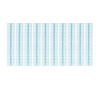 10 peines de encuadernación de plástico - 19 mm, 30 anillas, capacidad de 150 hojas, de encuadernación para papel A4/B5/A5 - para informes y cuadernos de hojas sueltas (Azul transparente)