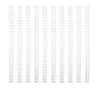 10 peines de encuadernación fáciles de abrir y cerrar, peines y lomos para documentos, cuadernos, archivos, encuadernación, fácil de abrir