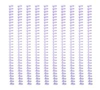10 peines de encuadernación fáciles de abrir y cerrar, peines y lomos para documentos, cuadernos, archivos, encuadernación, fácil de abrir