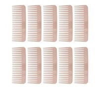 10 Peines para Desenredar El Cabello, Cepillo para Desenredar el Cabello Seco y Húmedo, Peine de Dientes Anchos de Paja de Trigo para Todo Tipo de Cabello