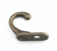 10 perchas de pared con aspecto clásico de latón antiguo para organizar llaves, sombreros en cocina, baño, pasillo u oficina